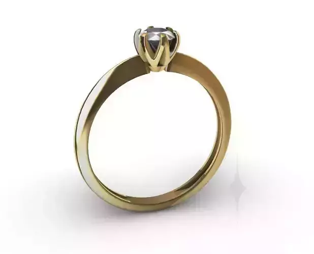 Ring Engagment Tiffany Ring 3D print model