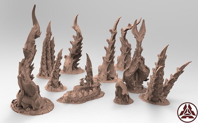 Tyty bug party terrain remix Part 1 Free 3D print model