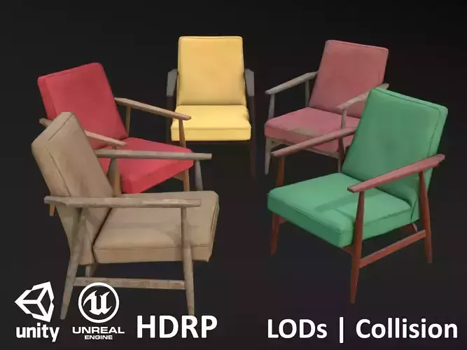 Soviet Armchair Lisek Collection 