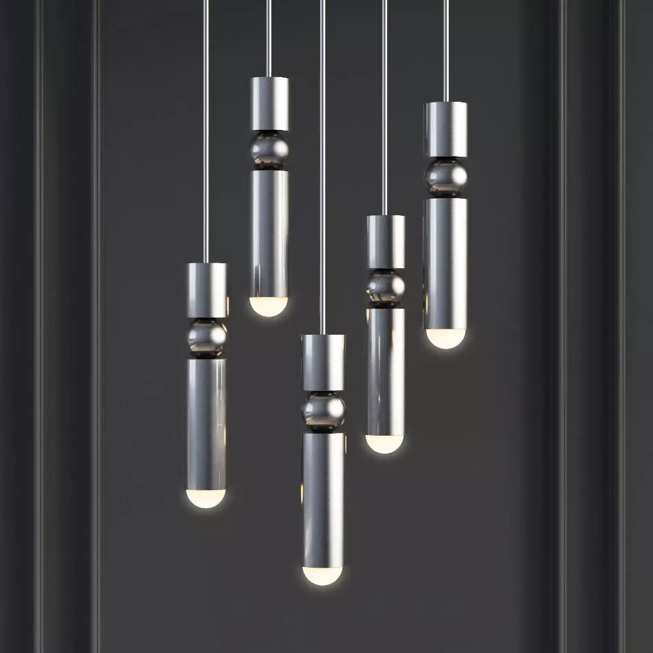 Fulcrum Light Polished Chrome Lee Broom 3D model_0
