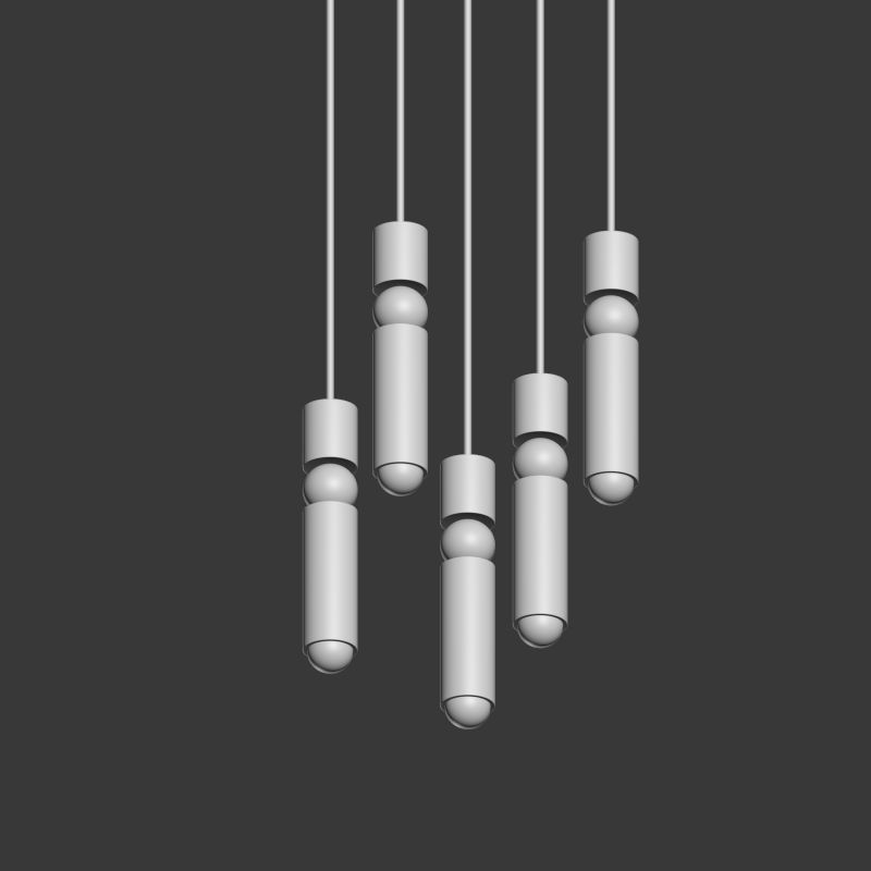 Fulcrum Light Matte Black Lee Broom 3D model_3