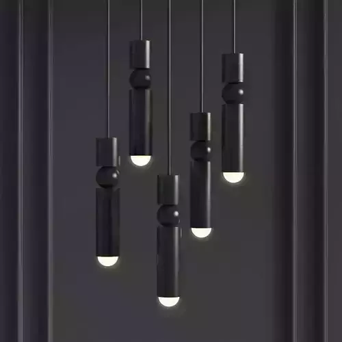 Fulcrum Light Matte Black Lee Broom 3D model