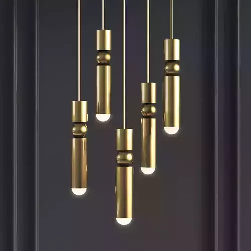 Fulcrum Light Gold Lee Broom 3D model