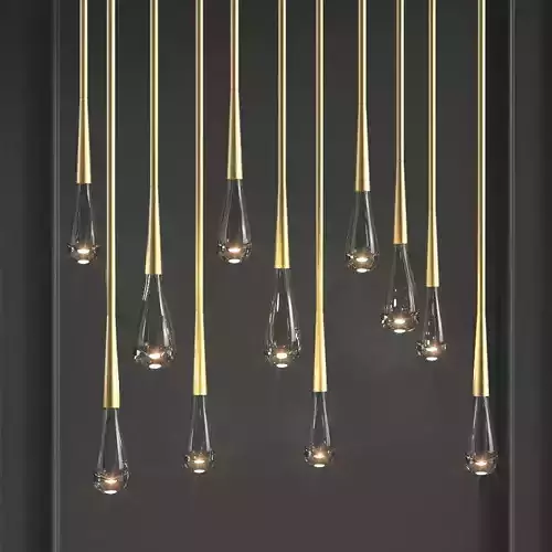 Teardrop Chandelier The Pour par Design Haus Liberty 