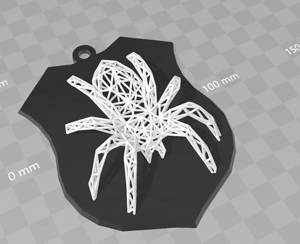 Spider voronoi  3D print model