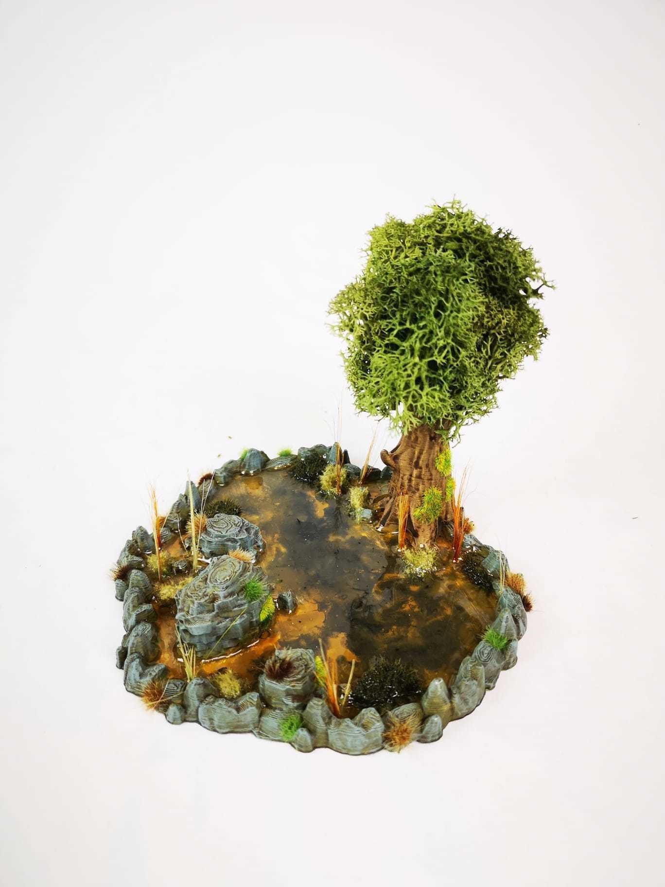 30STL Swamp Skirmish Set 3d printable Legion wargaming terrain  Free 3D print model_38