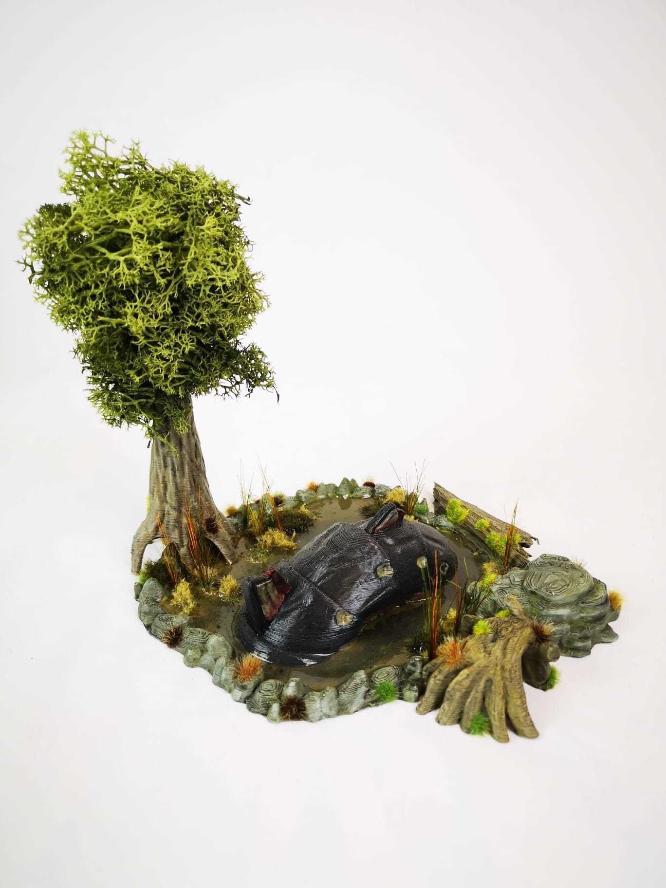 30STL Swamp Skirmish Set 3d printable Legion wargaming terrain  Free 3D print model_28