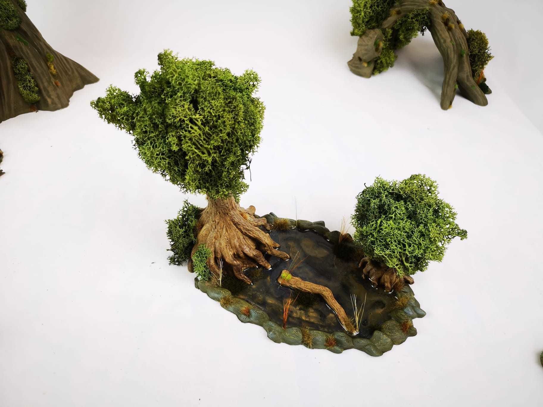 30STL Swamp Skirmish Set 3d printable Legion wargaming terrain  Free 3D print model_55