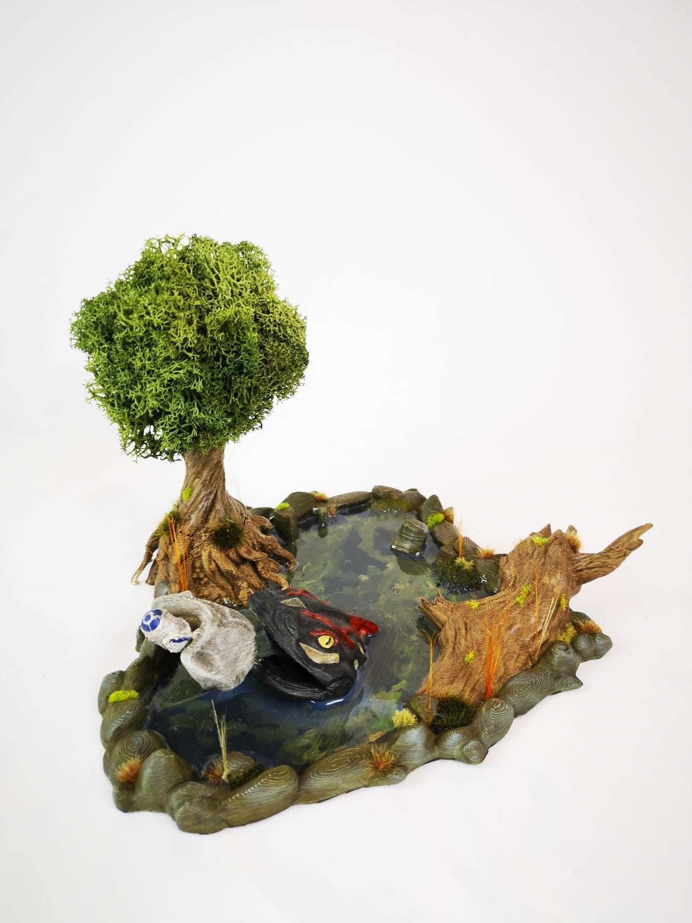 30STL Swamp Skirmish Set 3d printable Legion wargaming terrain  Free 3D print model_35