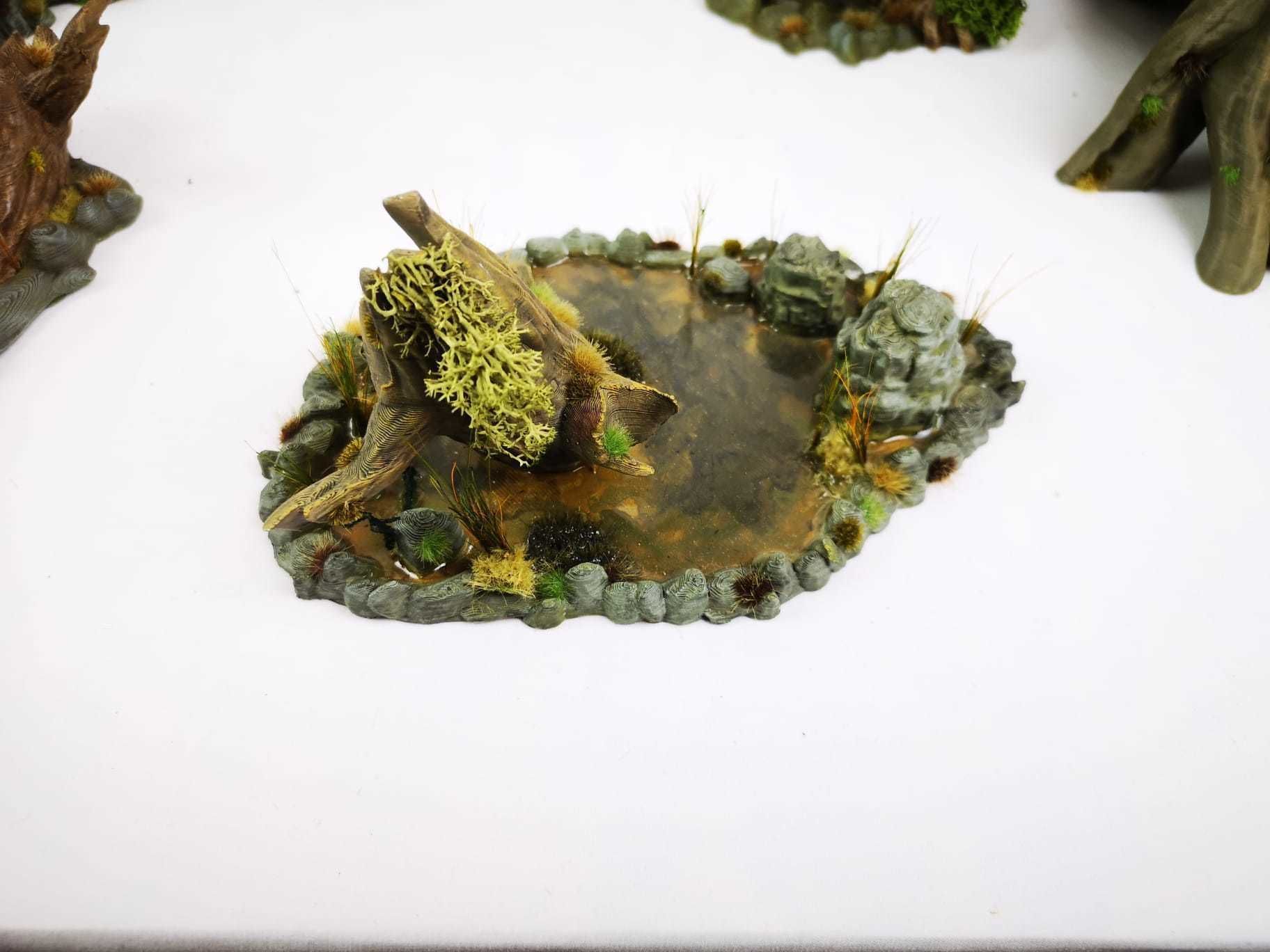 30STL Swamp Skirmish Set 3d printable Legion wargaming terrain  Free 3D print model_58