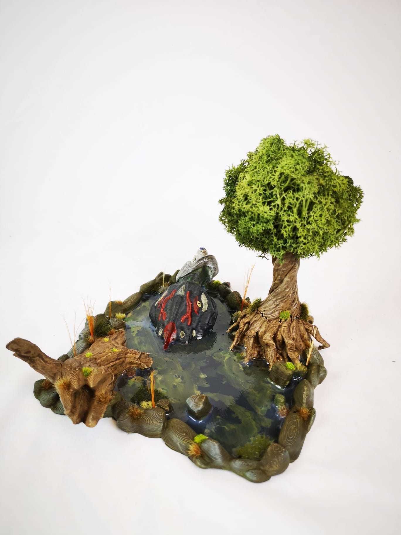 30STL Swamp Skirmish Set 3d printable Legion wargaming terrain  Free 3D print model_37
