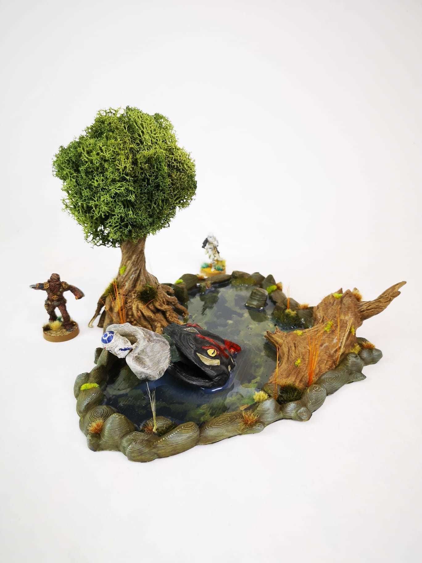 30STL Swamp Skirmish Set 3d printable Legion wargaming terrain  Free 3D print model_31