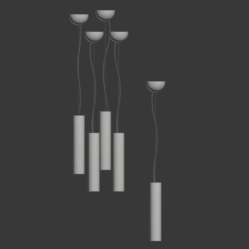 Fixture Lamp 1964 1P Pendenti 3D model_3