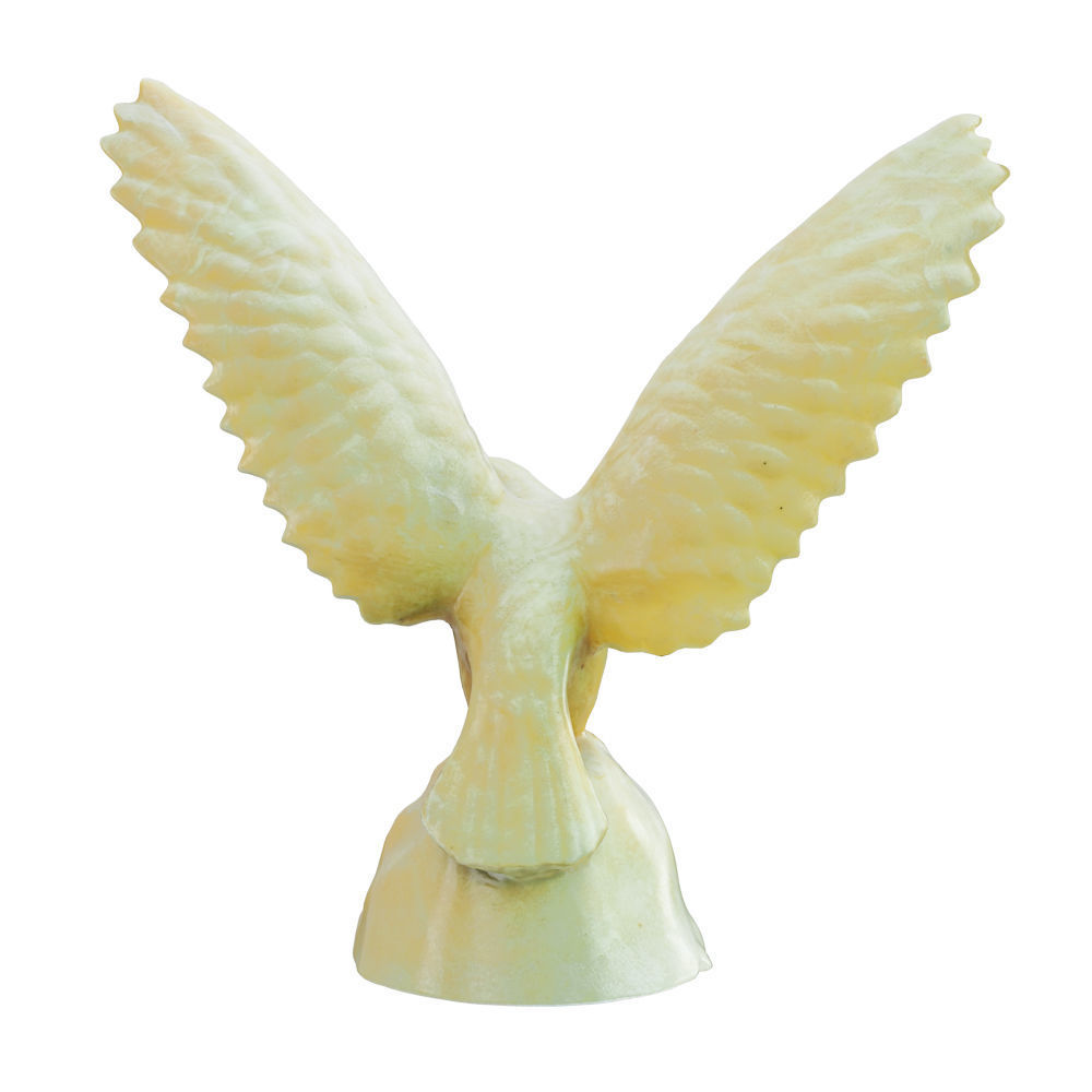 Decorative Hawk Figurine 3D model_3