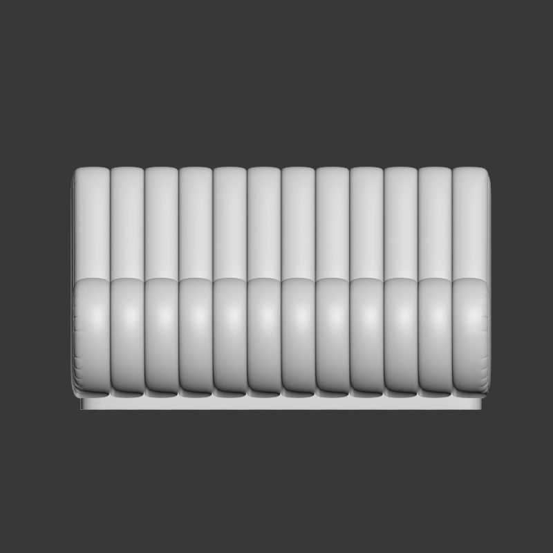 Sophia 3 Seater Sofa Essentialhome 3D model_2