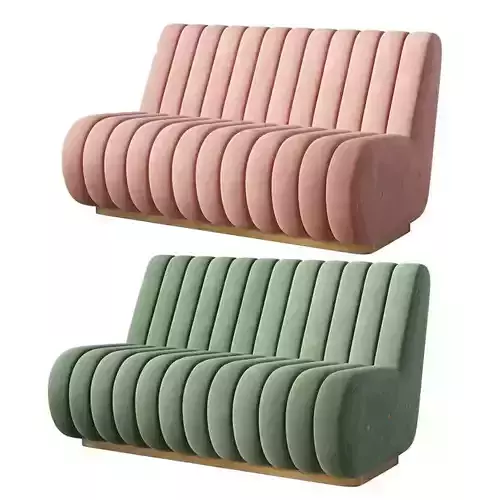 Sophia 3 Seater Sofa Essentialhome 3D model