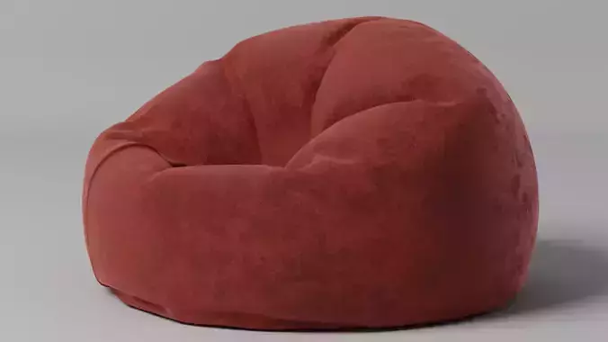 Red Velvet Bean Bag