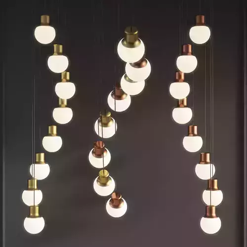 Mass Chandelier Andtradtion 3D model