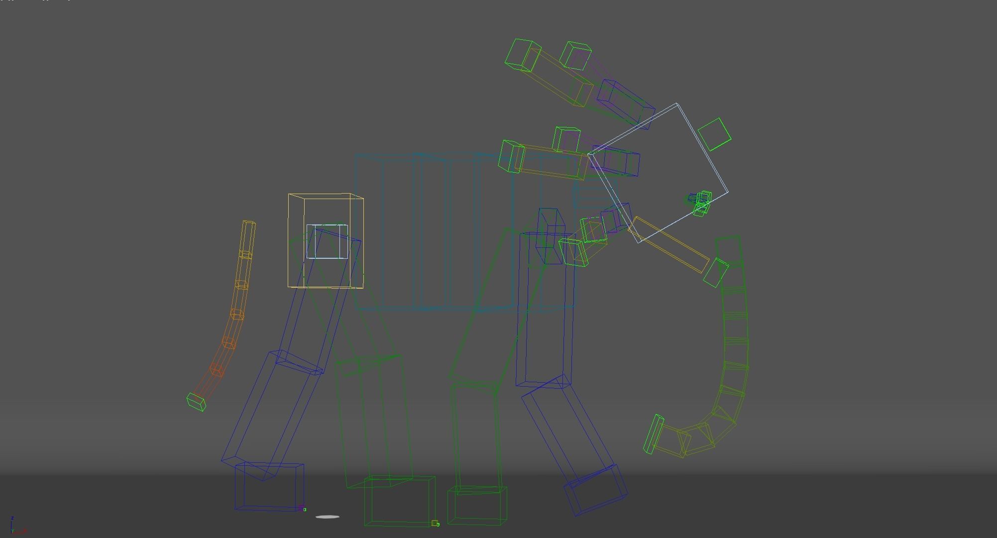 Elephant and Baby Elephant Animated 8K Low-poly 3D model_32