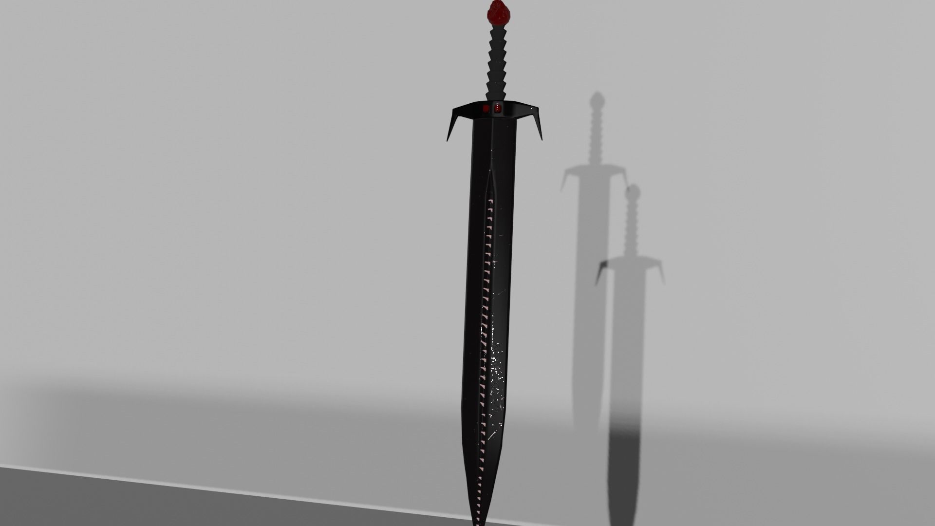 EndDay Sword Low-poly 3D model_2