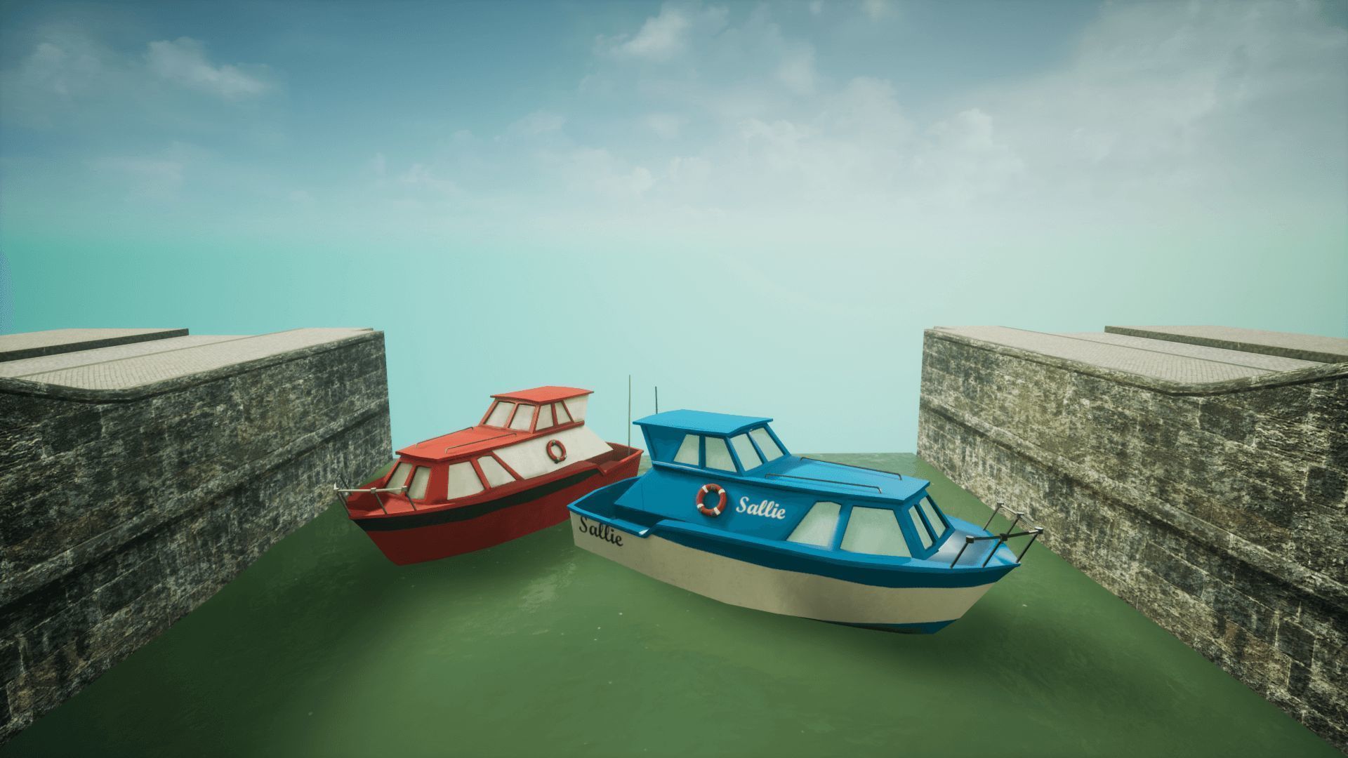 Modern City 4 Unreal Low-poly 3D model_22