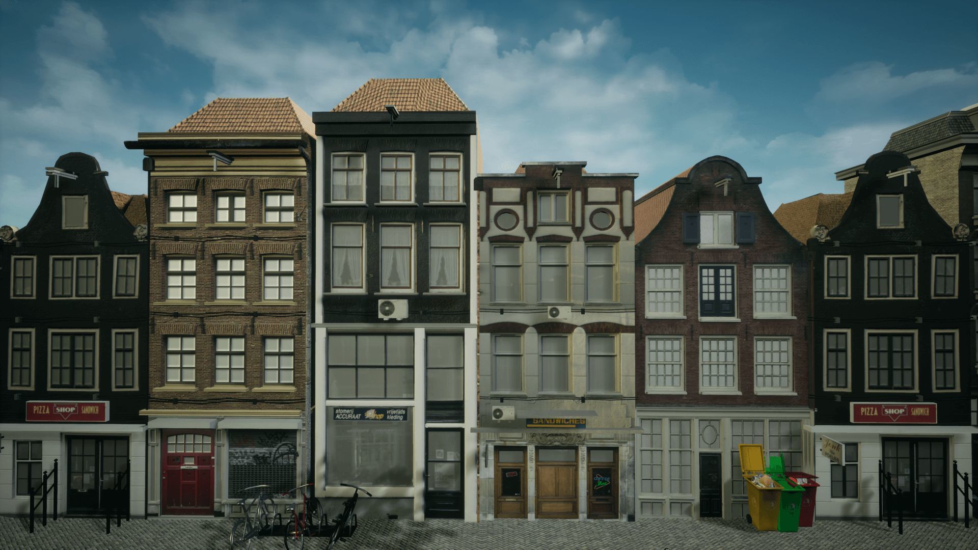 Modern City 4 Unreal Low-poly 3D model_18