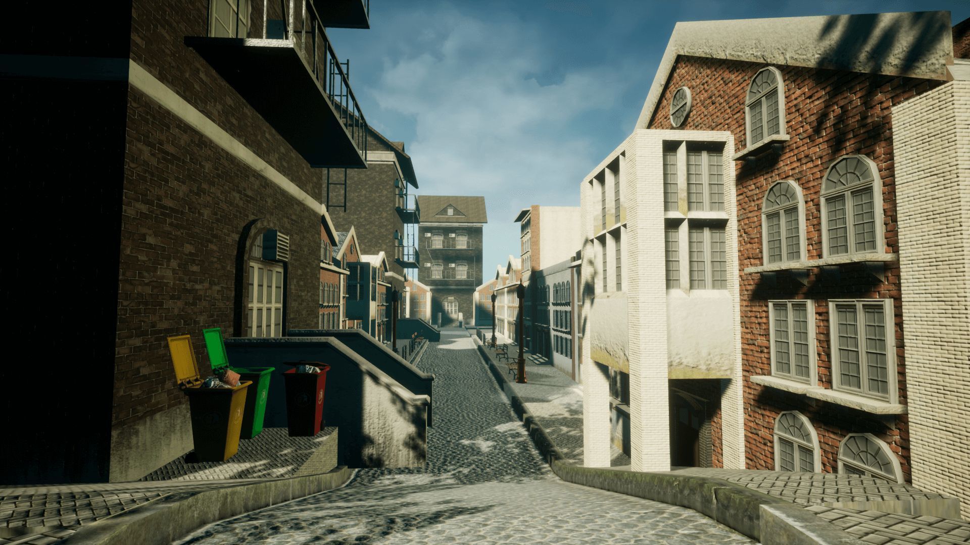 Modern City 4 Unreal Low-poly 3D model_17