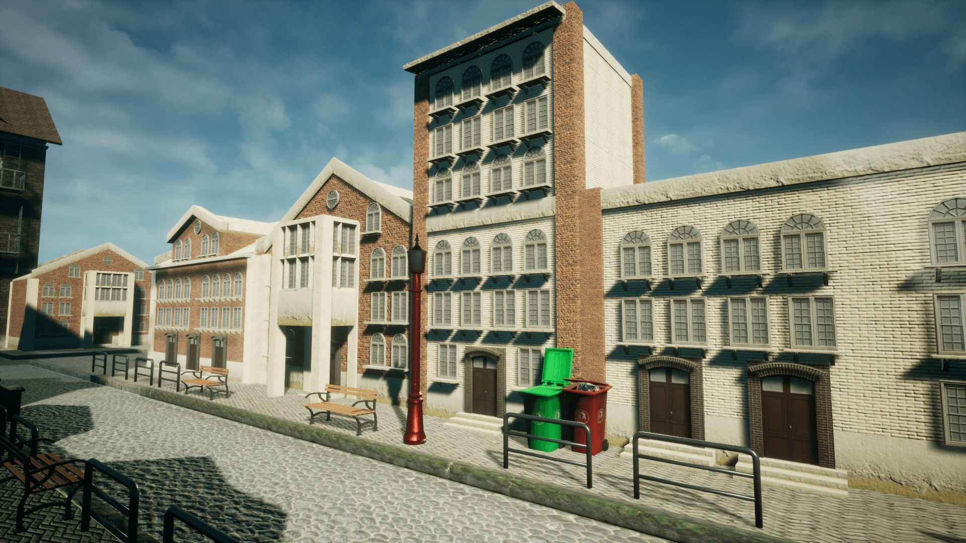 Modern City 4 Unreal Low-poly 3D model_20
