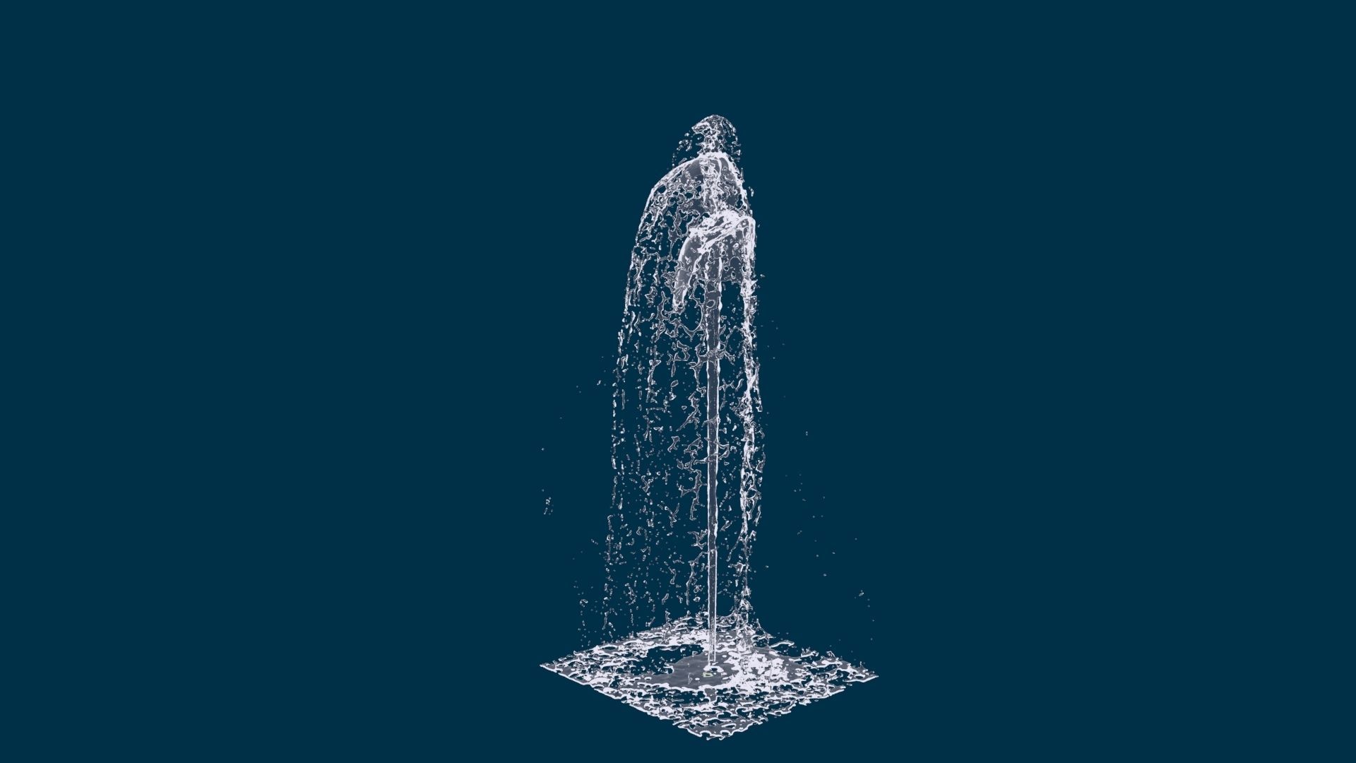 Water Animation Loop Realistic Water Fountain Loop Animation 7 3D model animated | CGTrader