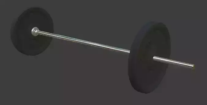 Barbell Low-poly 3D model