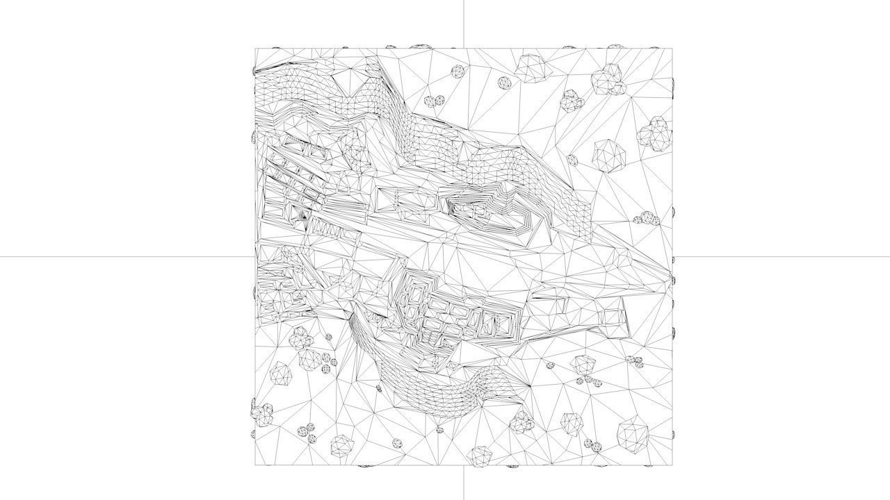 Cartoon Low Poly Machu Pichu Landmark Low-poly 3D model_13