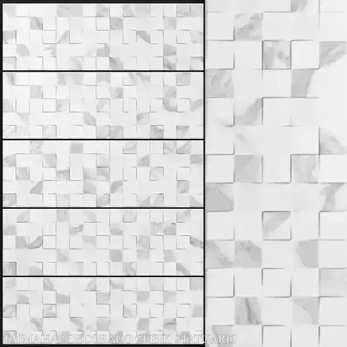 Keros Tajmahal Decorado Cubik Statuario