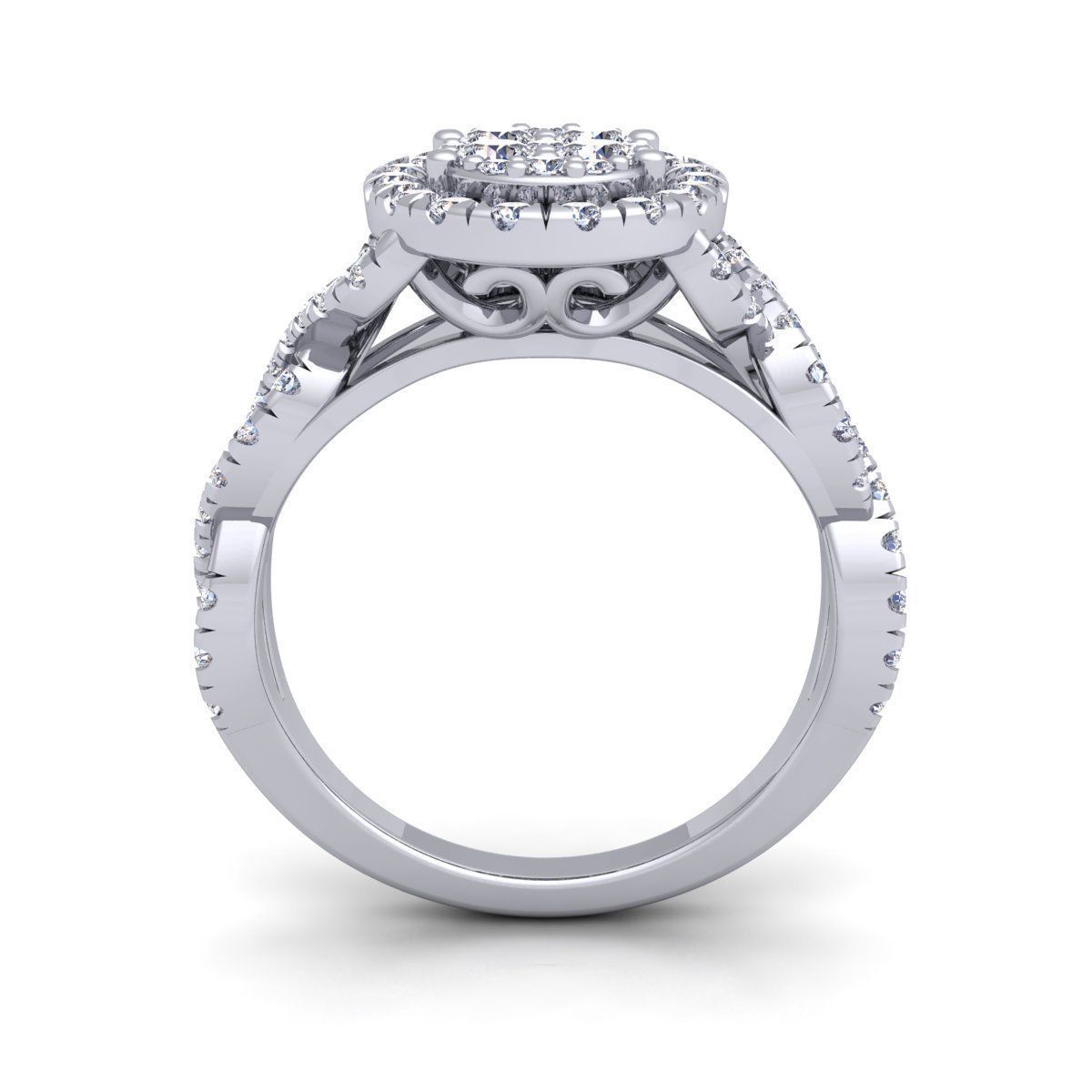 Luxury Collection Ring  3D print model_6