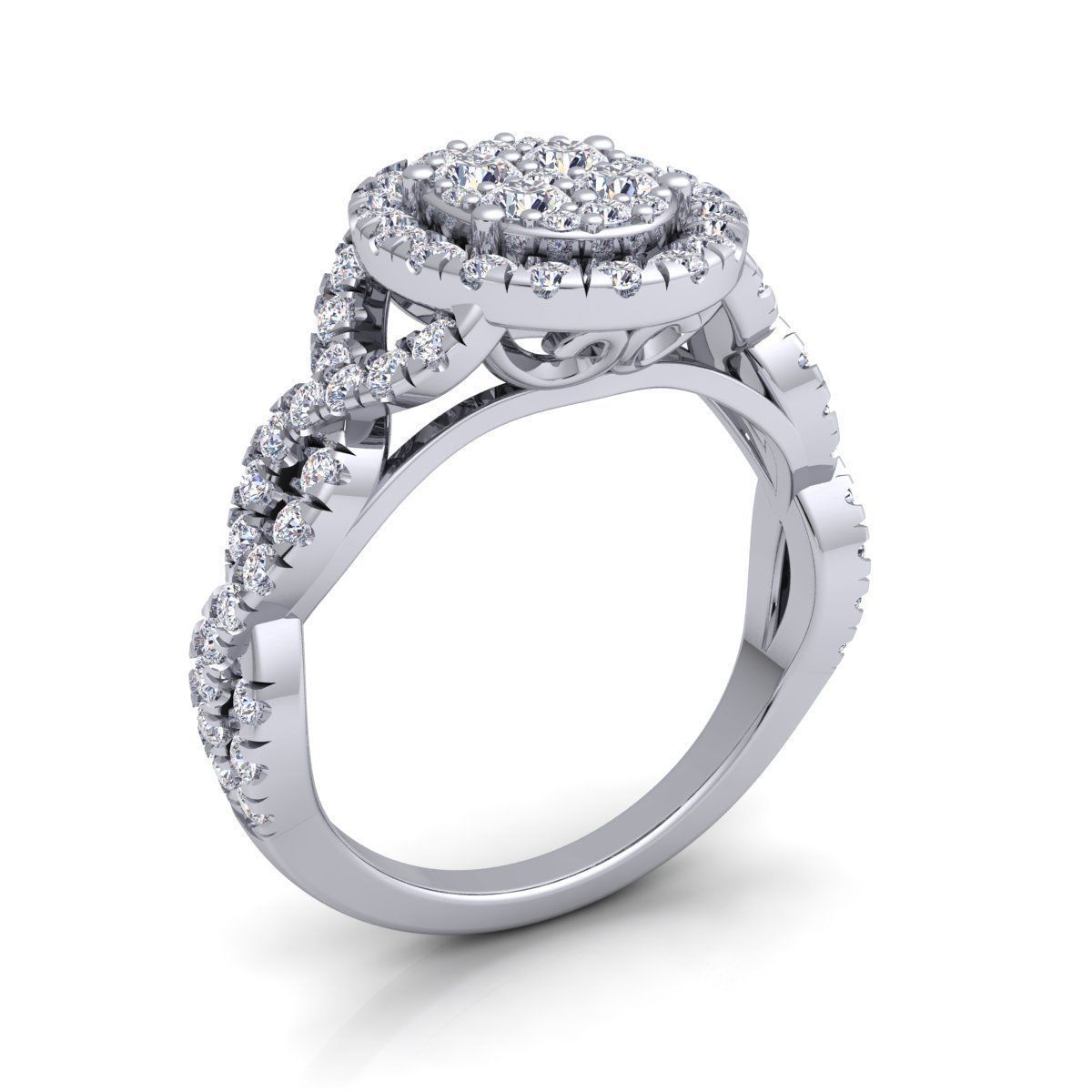 Luxury Collection Ring  3D print model_9