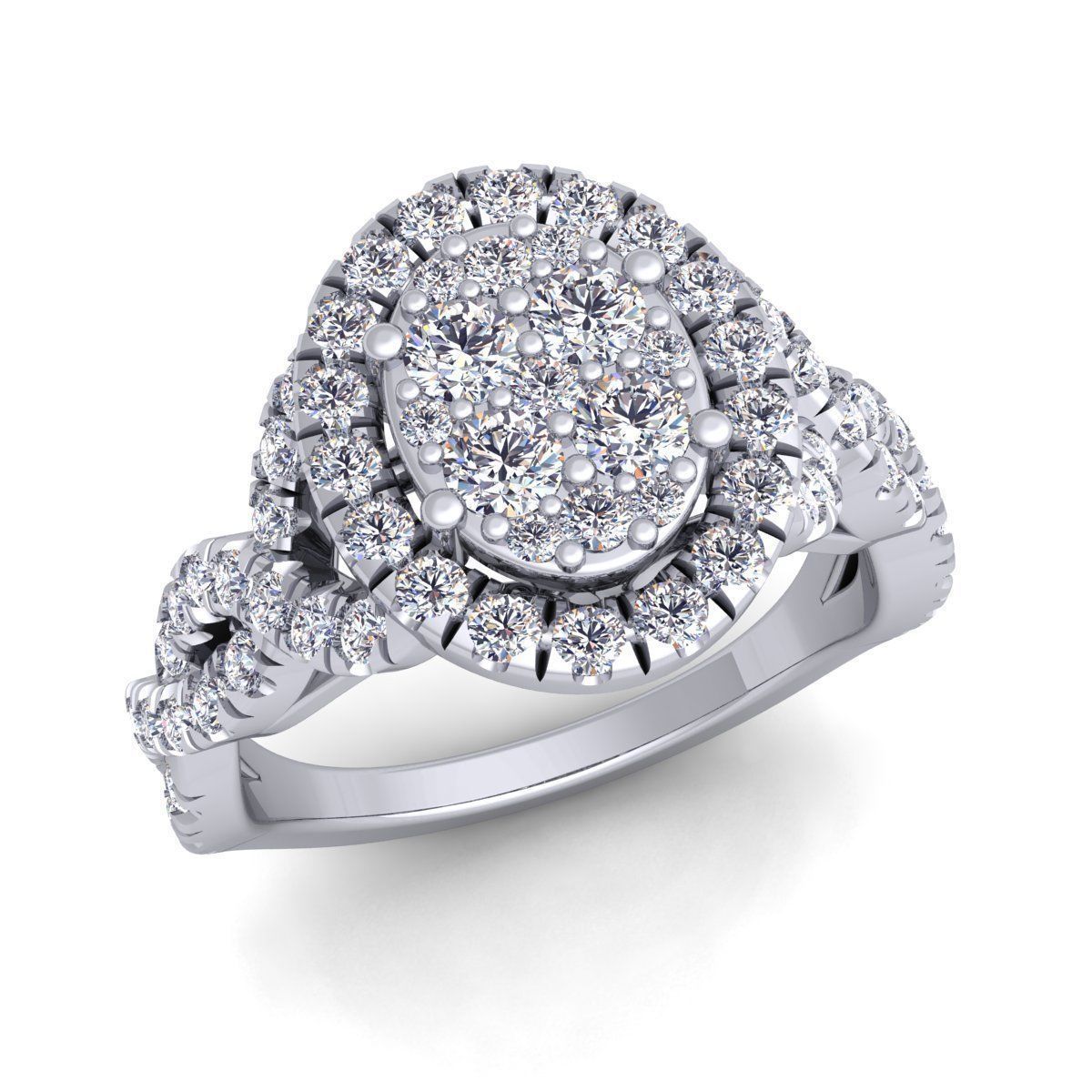 Luxury Collection Ring  3D print model_10