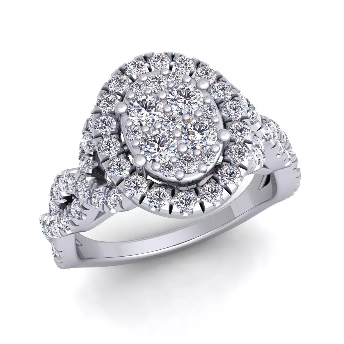 Luxury Collection Ring  3D print model_0