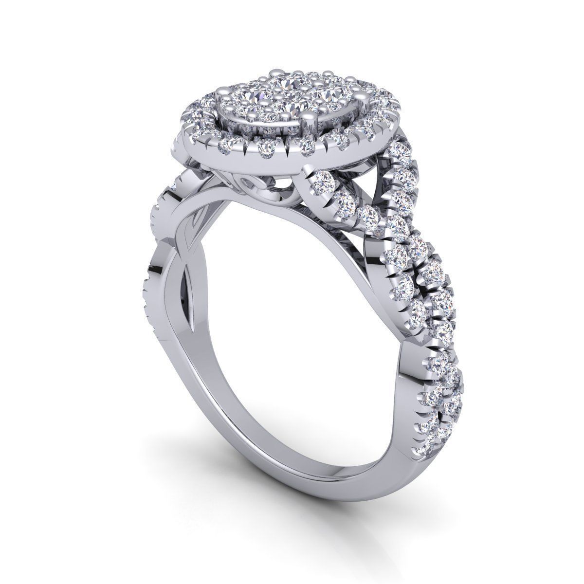 Luxury Collection Ring  3D print model_4