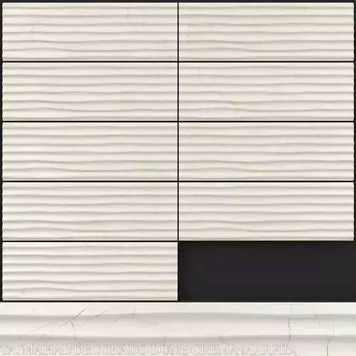 Keros Tajmahal Decorado Dune Crema Marfil 3D model