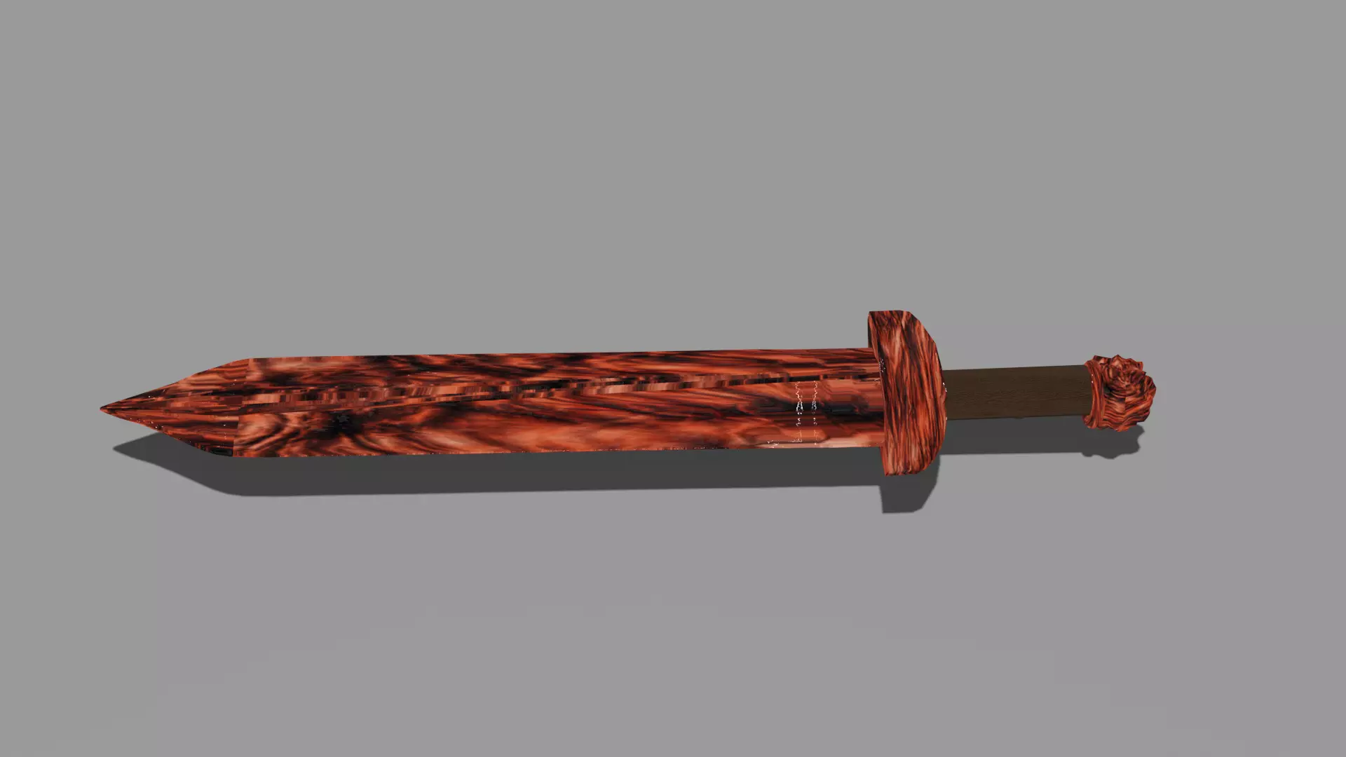 Lava Sword Low-poly 3D model_0