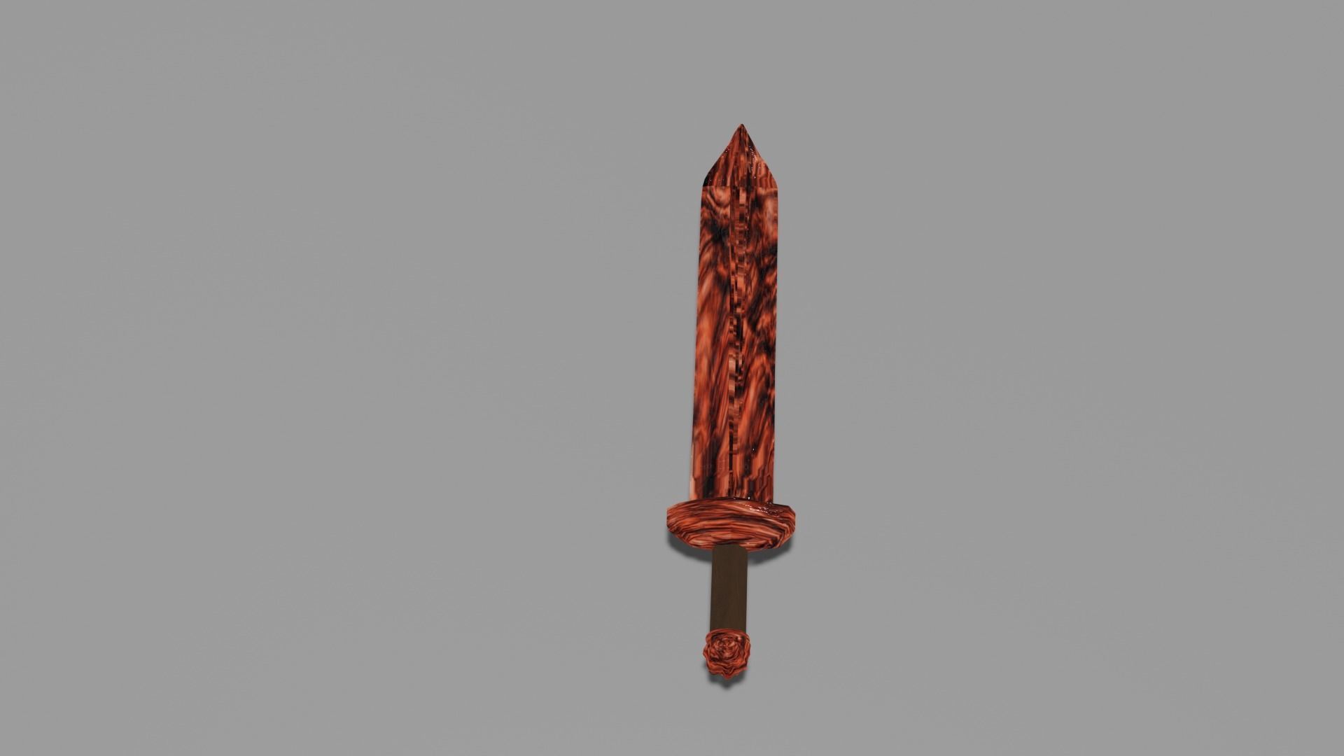 Lava Sword Low-poly 3D model_1