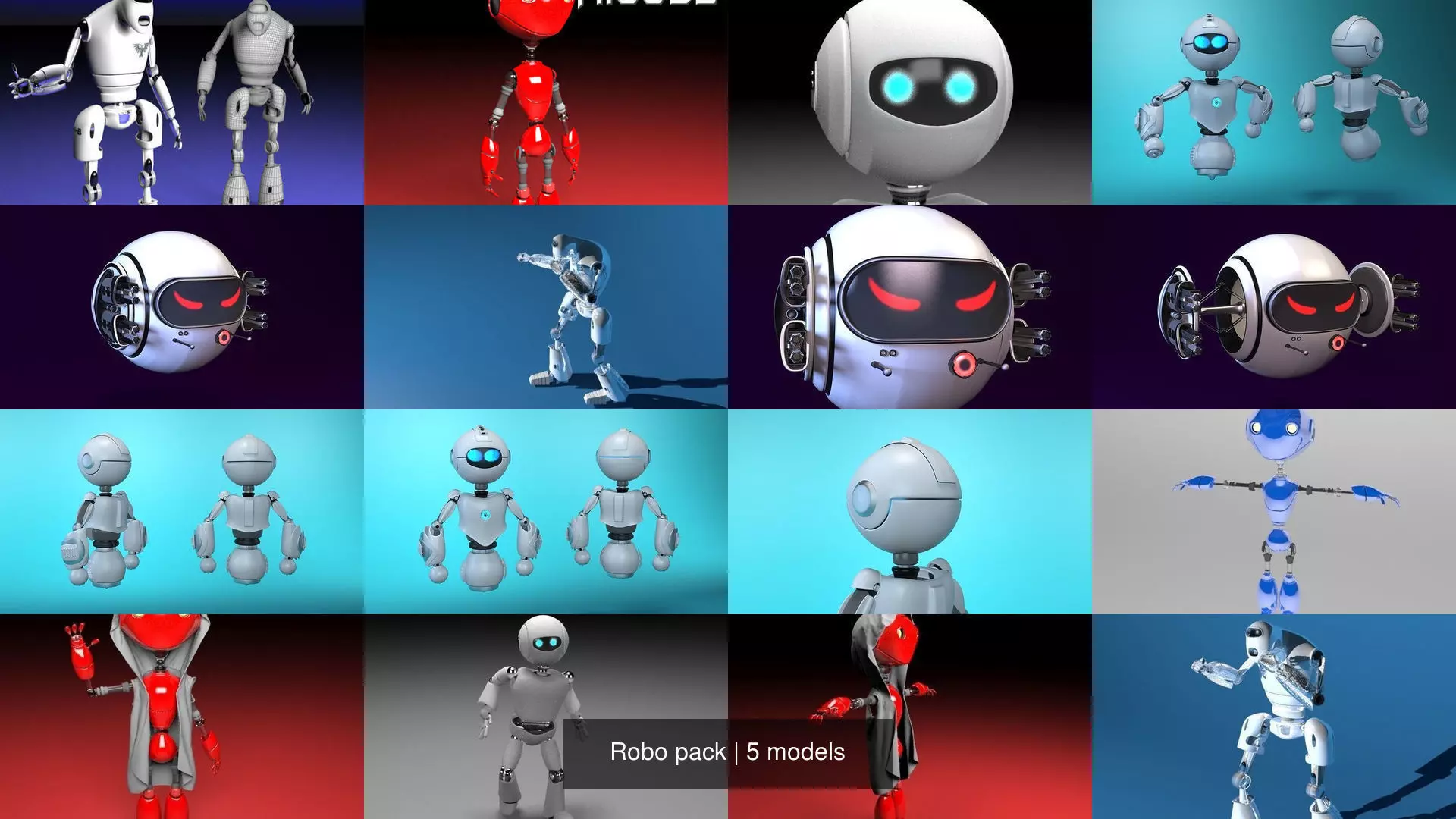 Robo pack 3D Model Collection_2