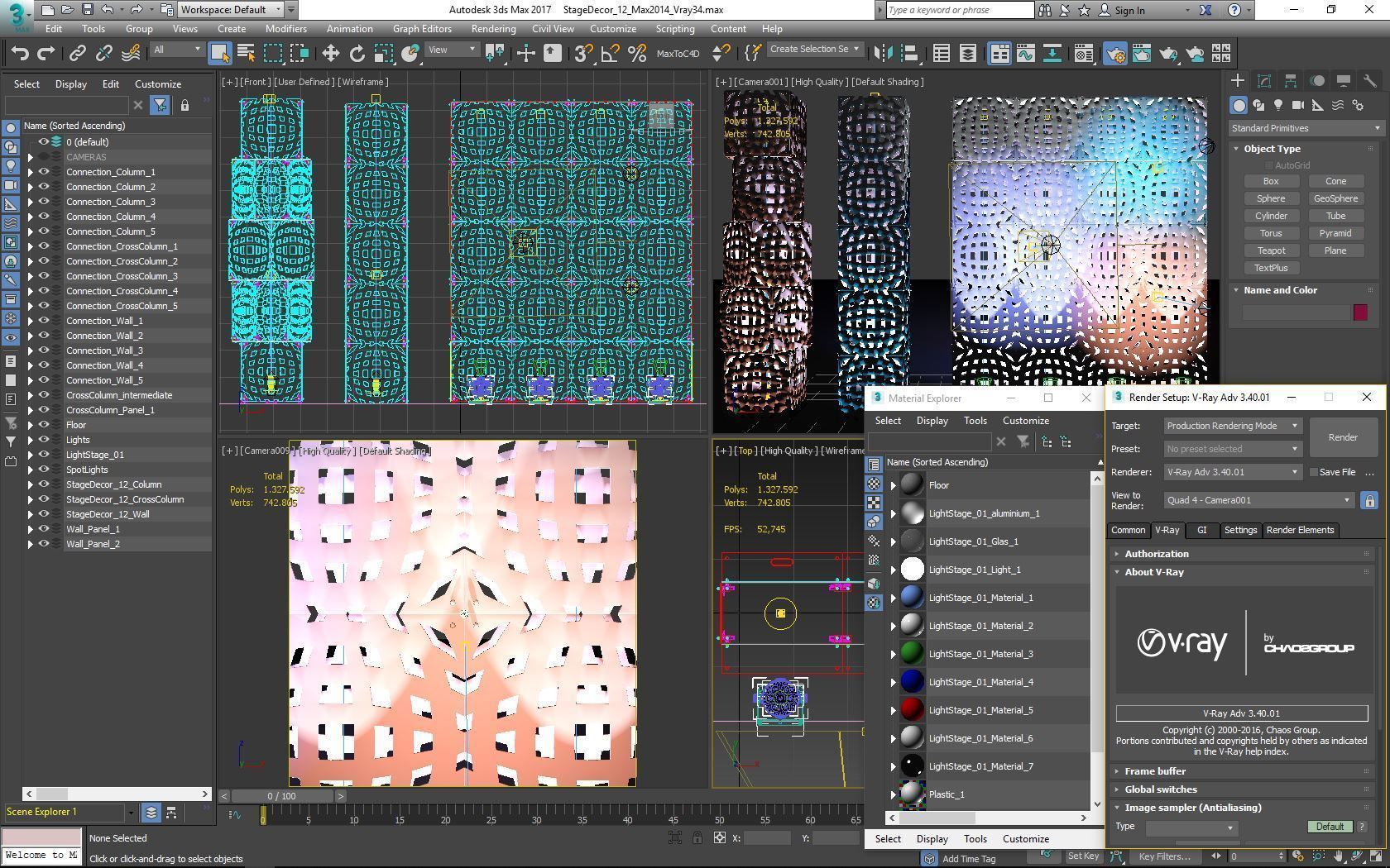 Stage Decor 12 3D model_11