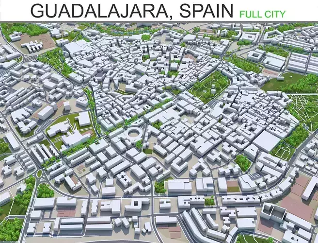 Guadalajara City in Spain 20km