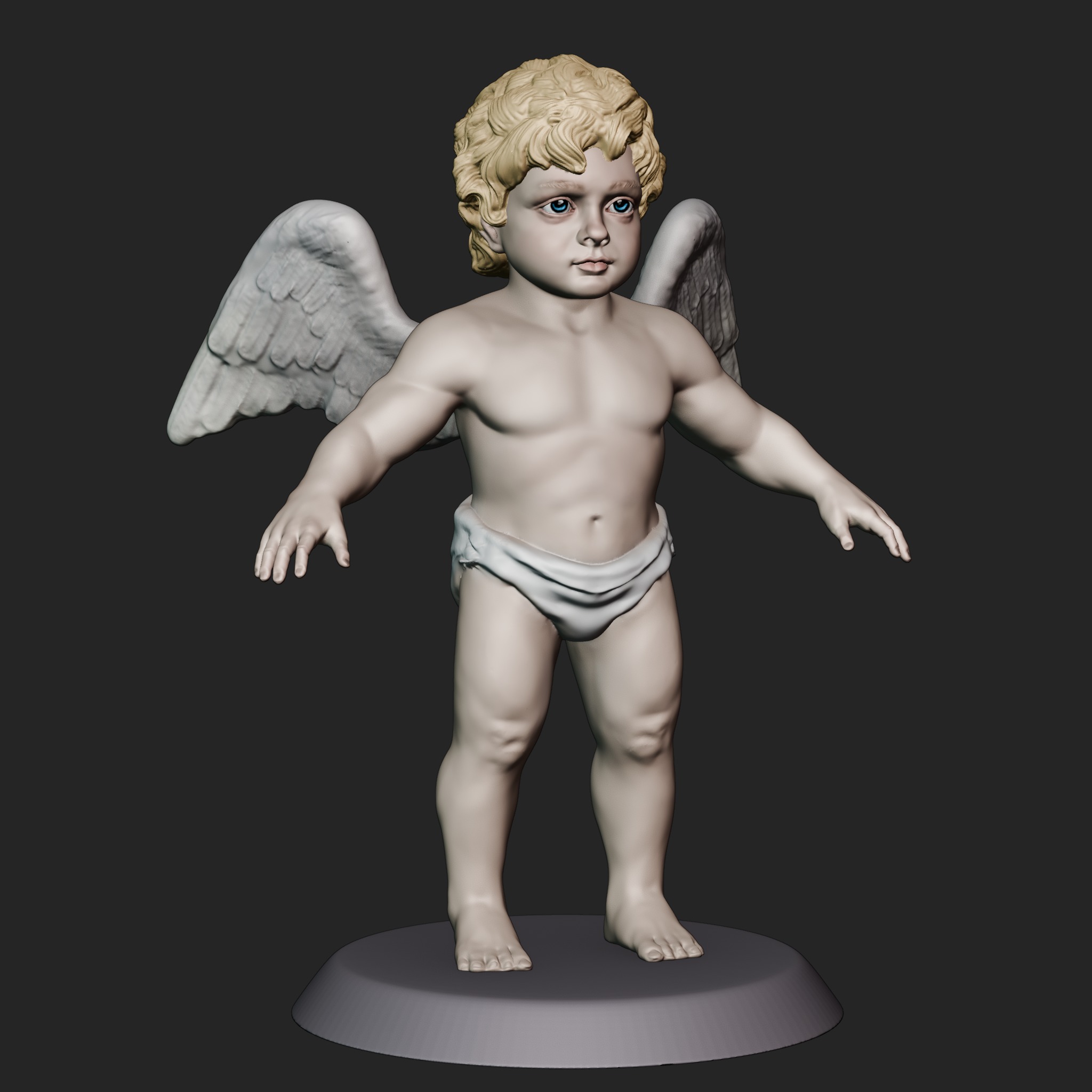 Cherub Baby Angel 3D print model_3