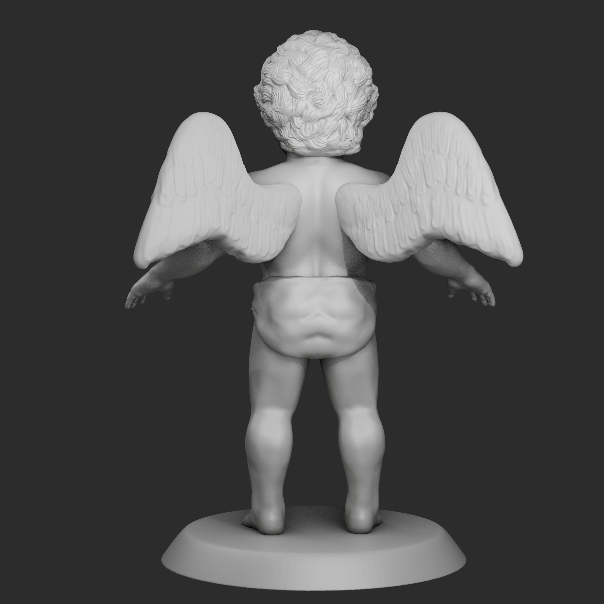 Cherub Baby Angel 3D print model_4