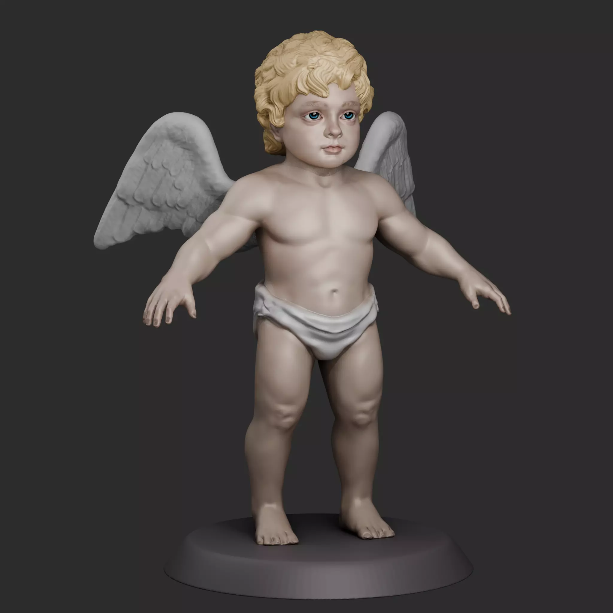 Cherub Baby Angel 3D print model_0