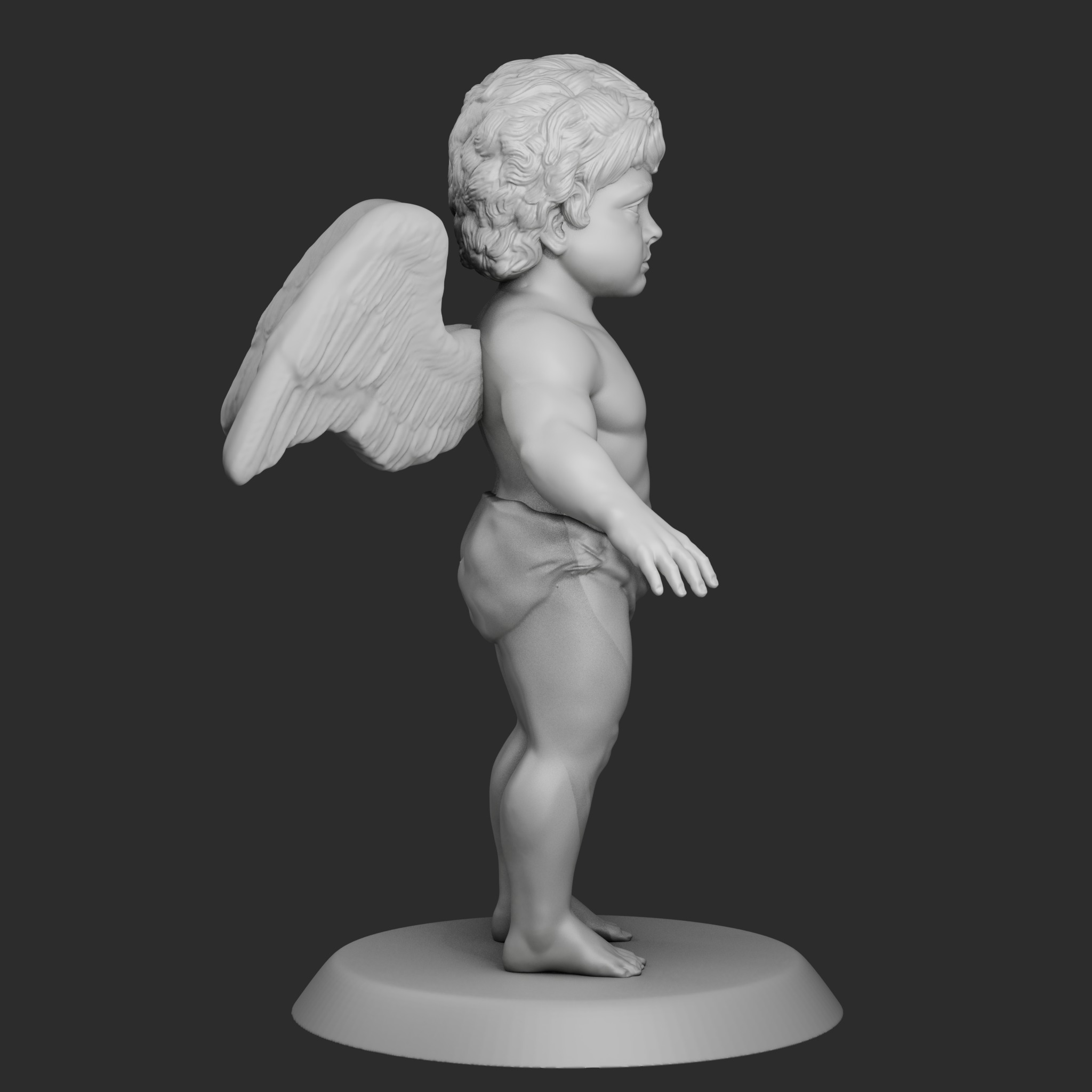 Cherub Baby Angel 3D print model_5