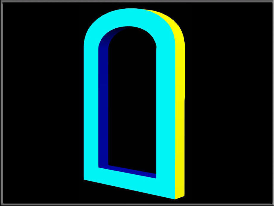 Segmental Arch 03 Low-poly 3D model_3