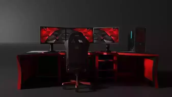  gaming station 3D model