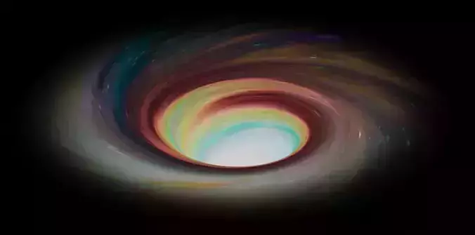 Wormhole Black Hole Galaxy